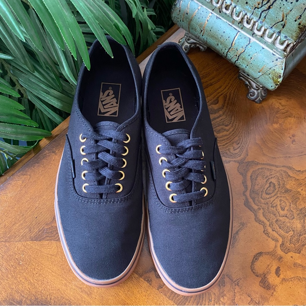 Vans Black and Brown Authentic Sneakers - Picture 12 of 13